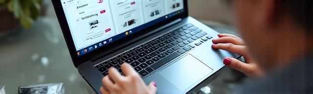 Retired Singaporean comparing product prices online using an AI shopping tool